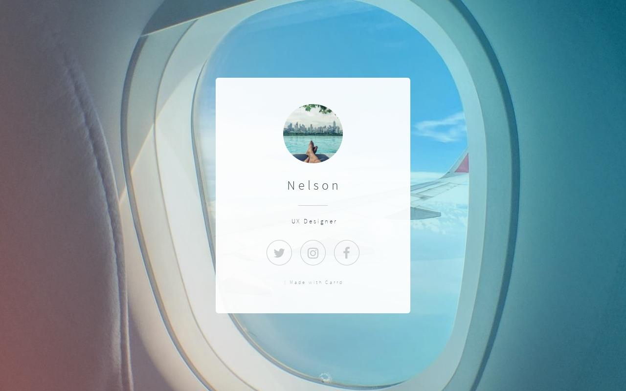 Carrd profile picture for @nelson